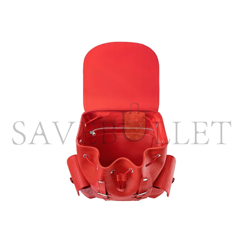 LOUIS VUITTON MASTER CHRISTOPHER MM VERMILLION RED M23764 (44*38*21cm)
